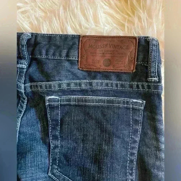 Moussy Vintage Jeans Flare Dark Wash 26 - Picture 6 of 6